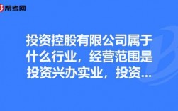 投资公司可以投资什么（投资公司可以投资什么行业）