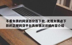 网贷负债率是什么（网贷负债率怎么算）