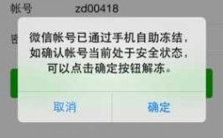 微信冻结后显示什么（微信冻结后显示什么内容）