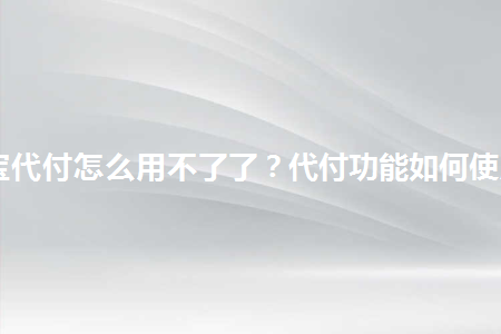 什么是账户代付金额（账户代付金额是收款还是付款）-图2