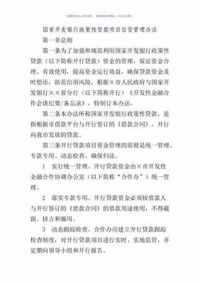 什么是政策性贷款（政策性贷款发放和管理原则）-图3